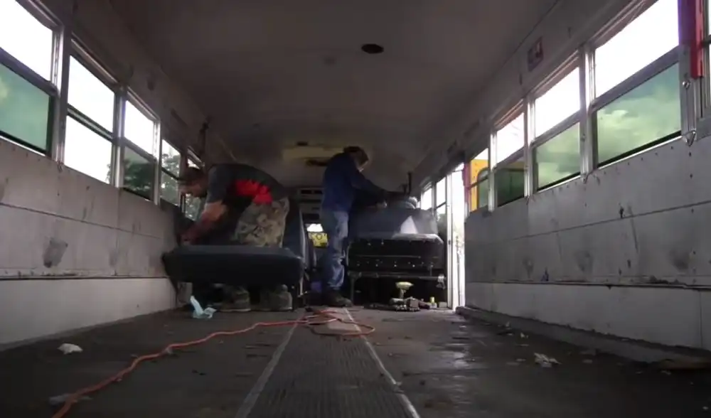 1 5 Years Into My School Bus Conversion interior