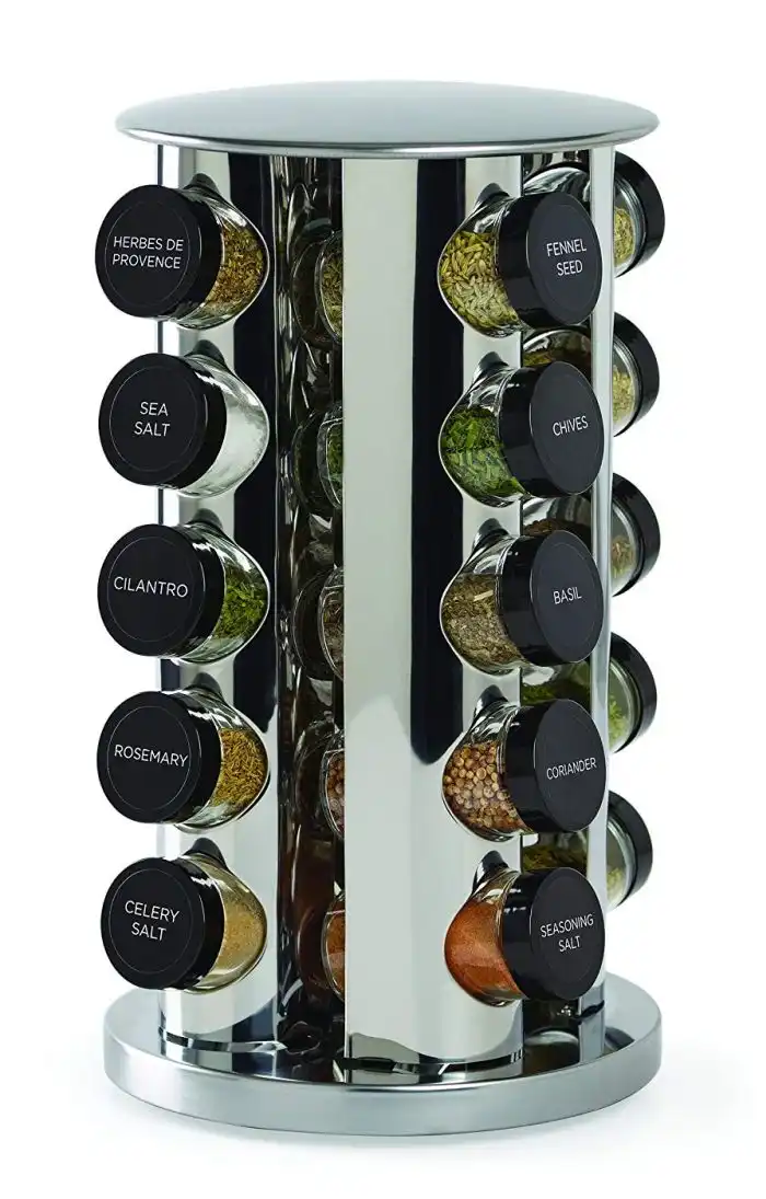 20-Jar Countertop Spice Rack (