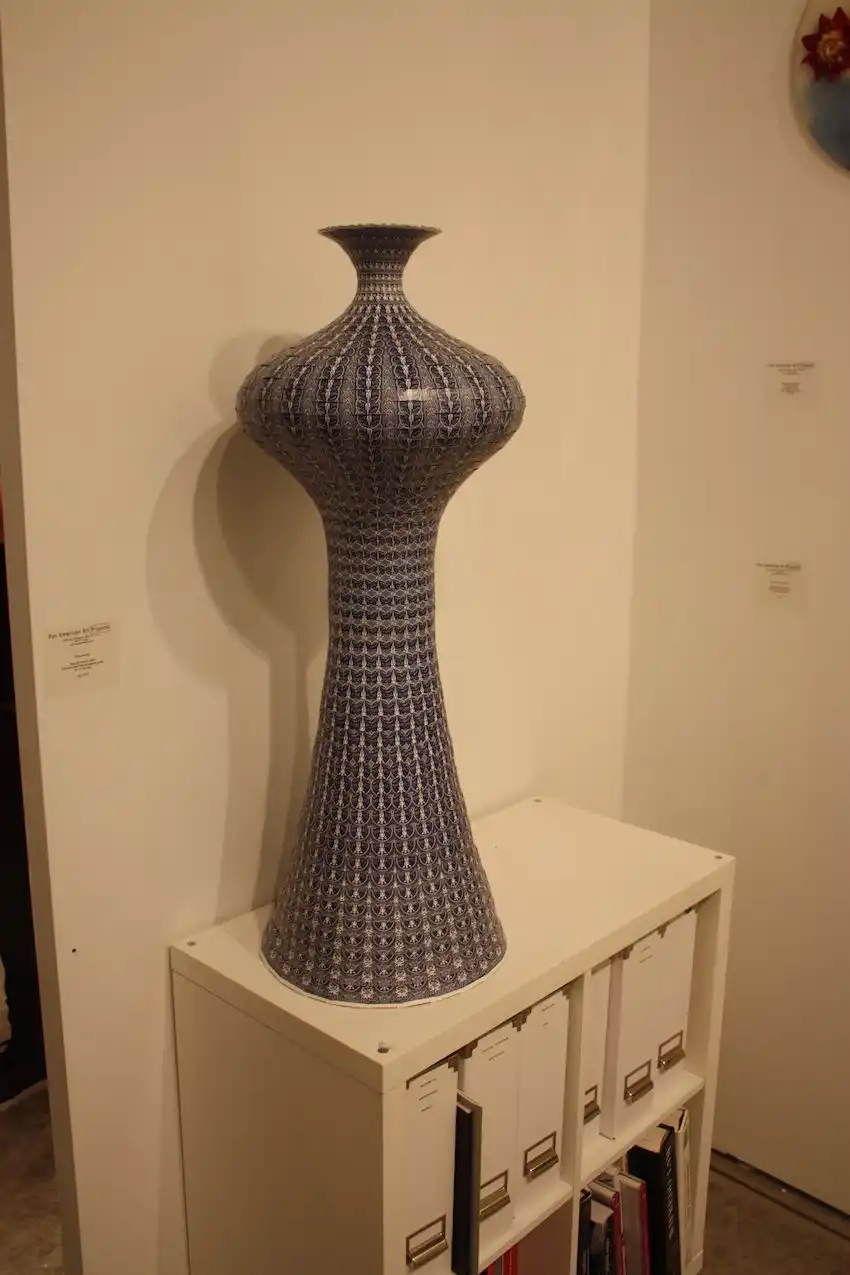 A 3-D mosaic piece like this one by Rusty Scruby would be a gorgeous focal point in any style of home decor, especially a more traditional one.