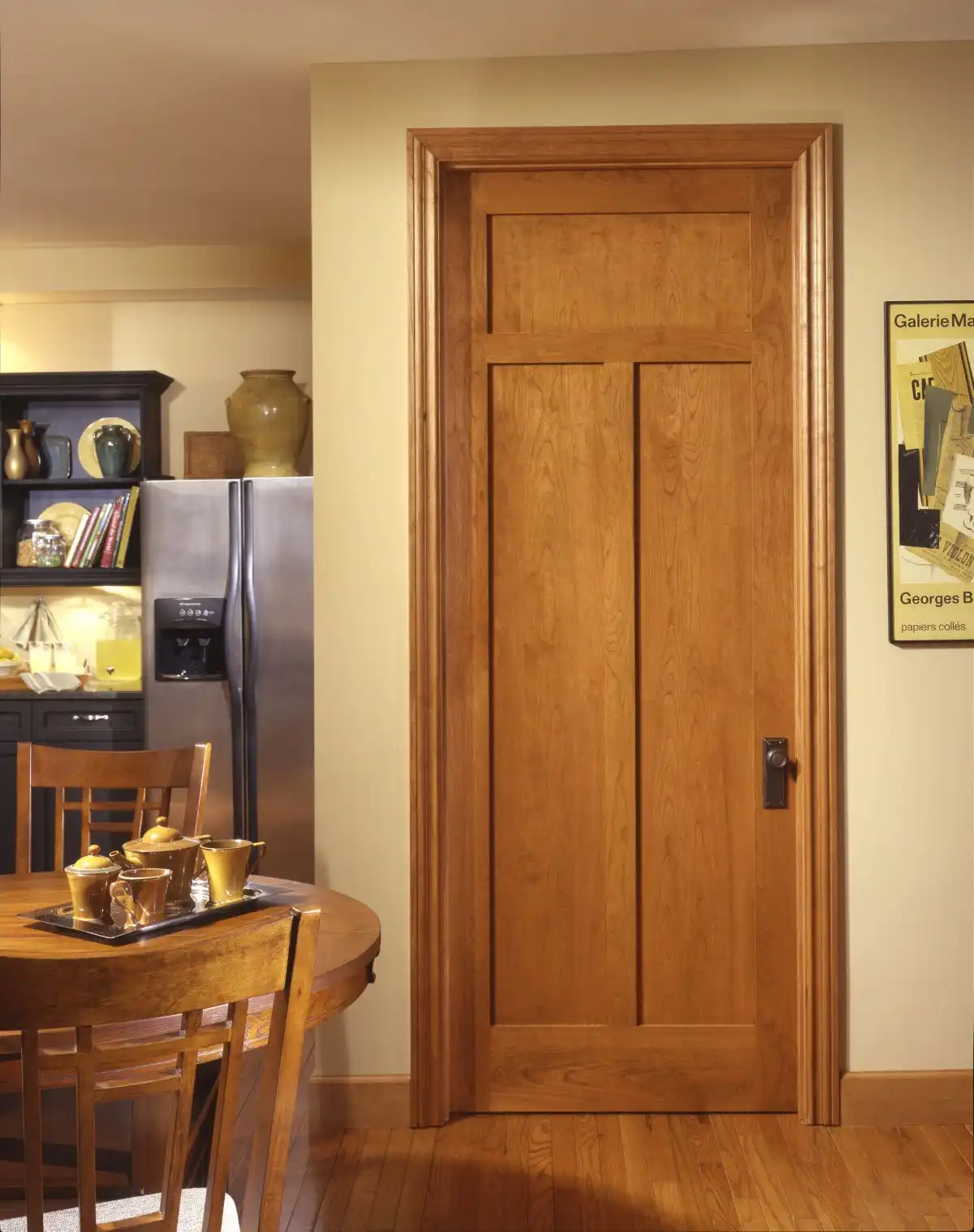 3 Panel Craftsman Interior Door