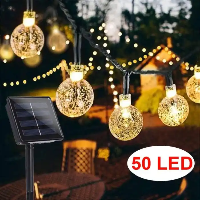 50 LED 24ft 8 Modes Waterproof String Lights