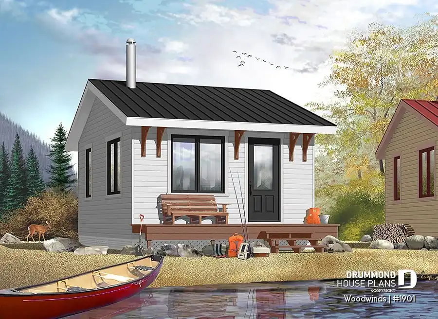 A Fancy Contemporary Cabin Plan