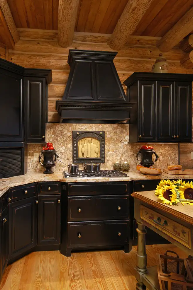 A Rustic Brown Backsplash