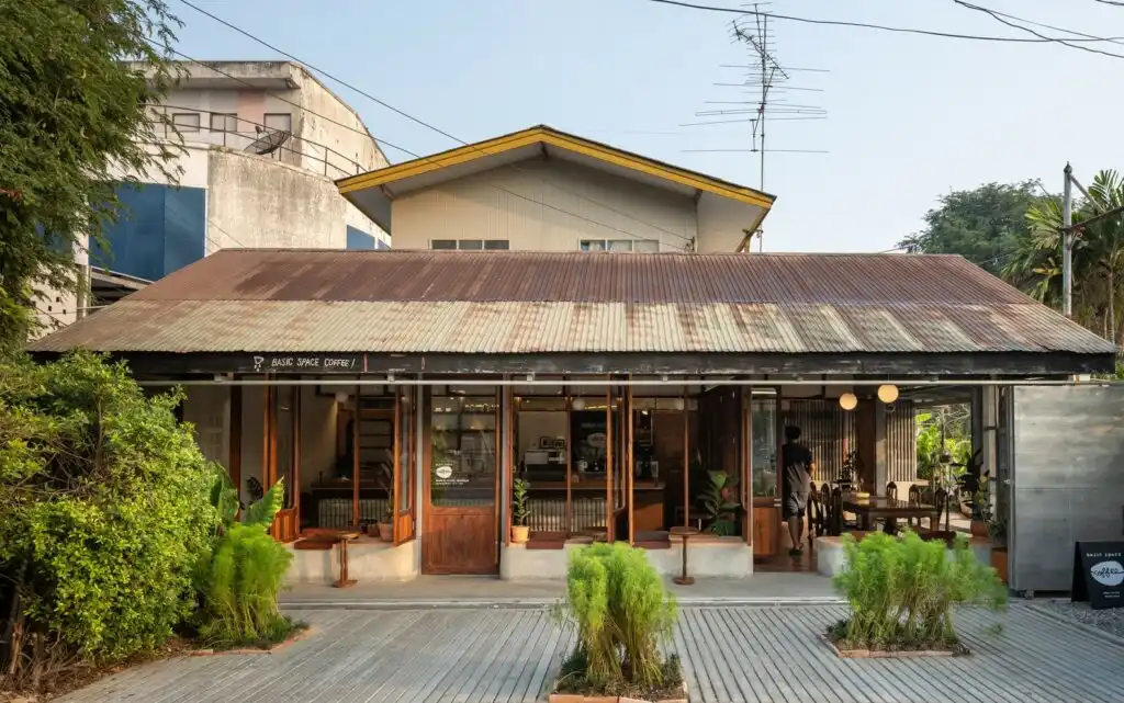 A Simple Coffee Shop Space in Thailand