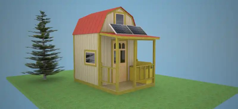 A Solar-Powered Cabin