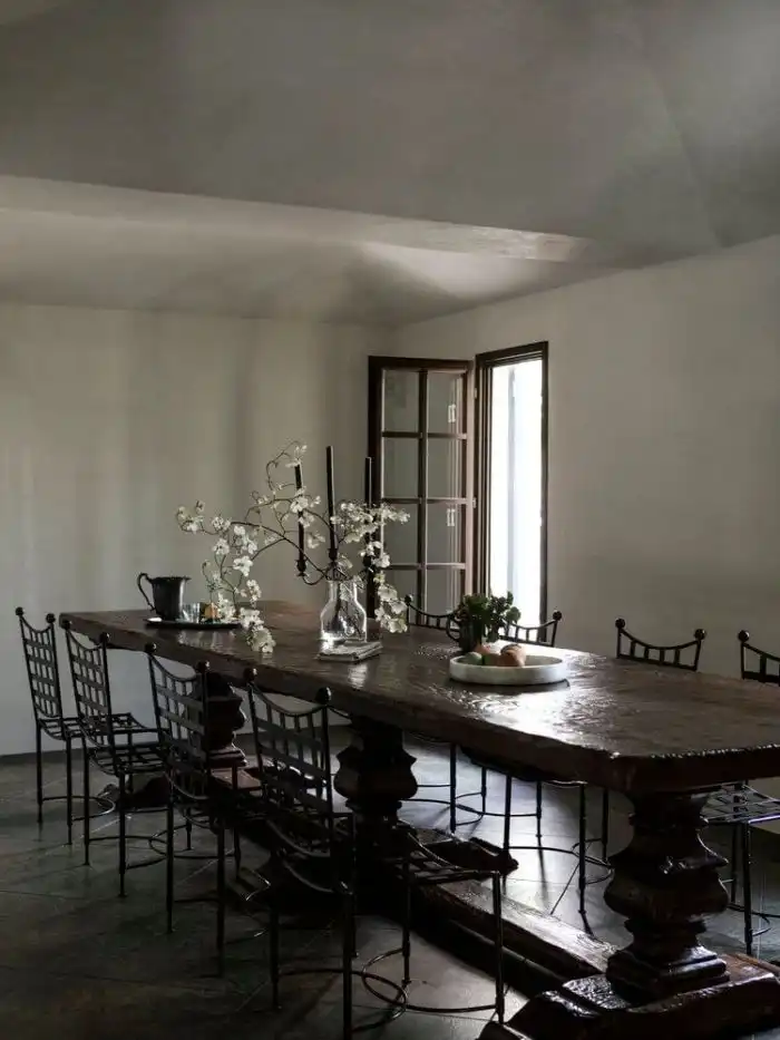 A Tuscan getaway in Sonoma dining table