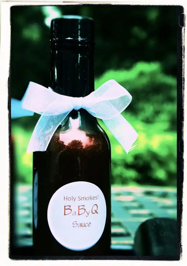 A baby-themed BBQ celebration