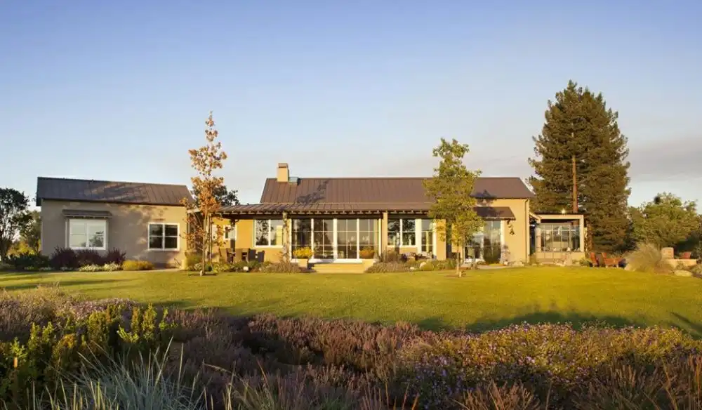 A contemporary farmhouse in Californias Sonoma County