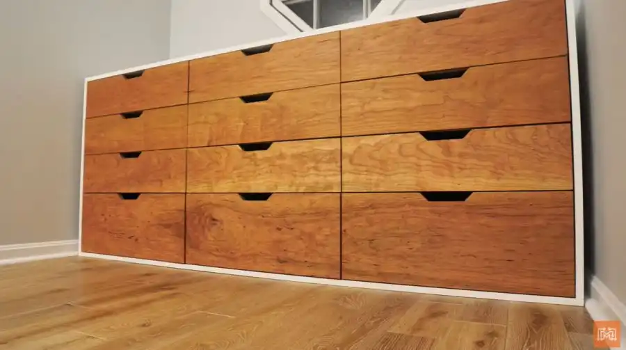 A modern 12 drawer dresser