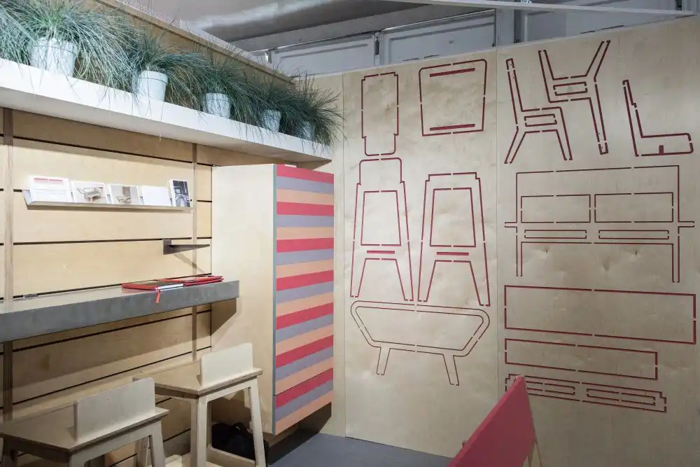 A pastel color palette can be contemporary design