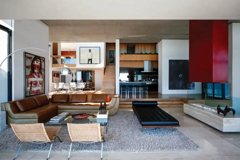 ARRCC Horizon Villa in Cape Town South Africa fireplace