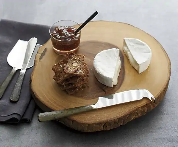 Acacia wedge platter