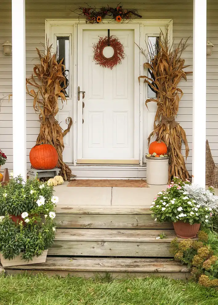 Add Height With Corn Stalks