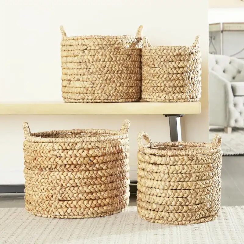 Add Textured Baskets to Your Bathroom