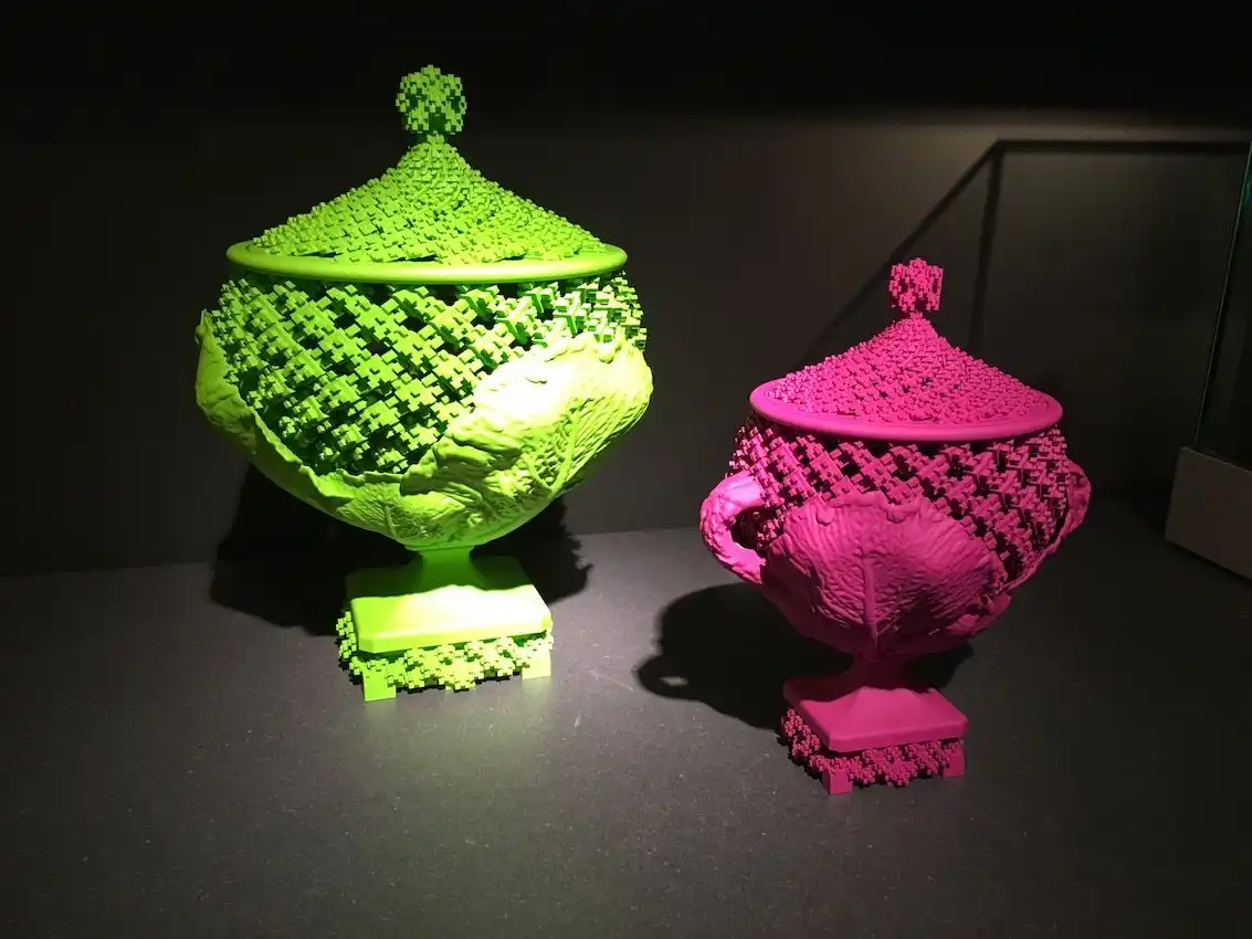 Much of each piece is based on the Fibonacci sequence that rules many designs in nature.