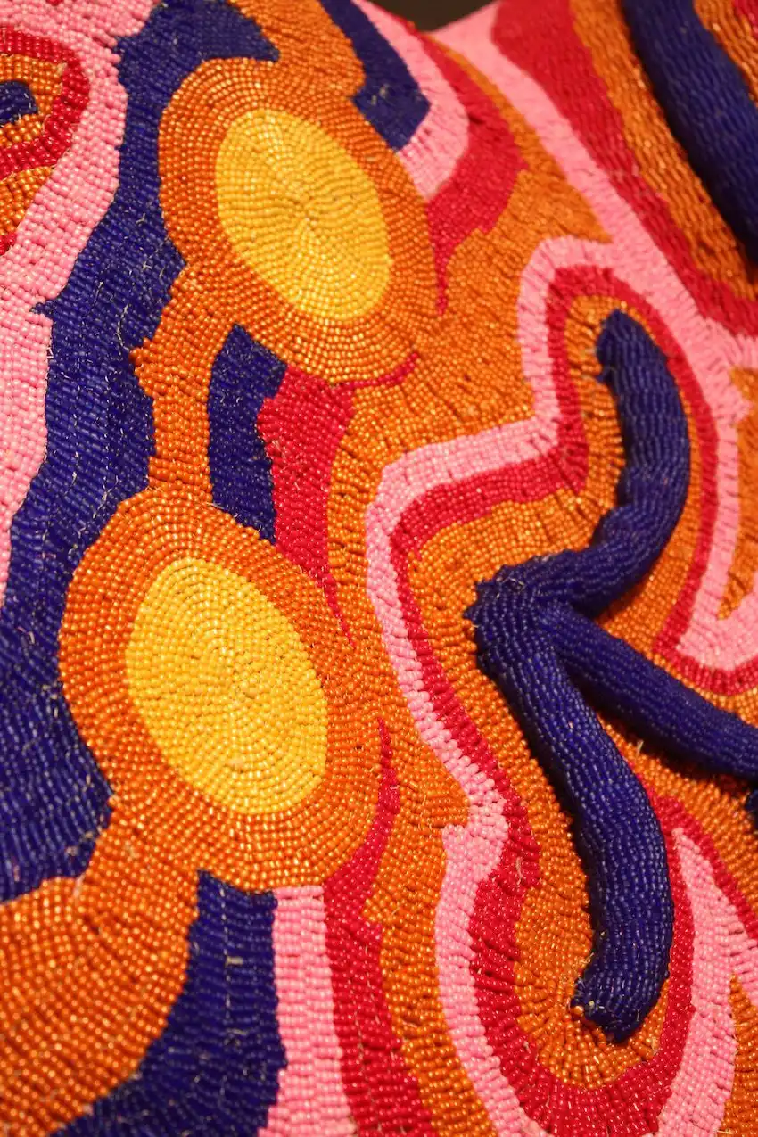 The beadwork on this chair, as well as the other pieces in the Freak's collection, is gorgeous.