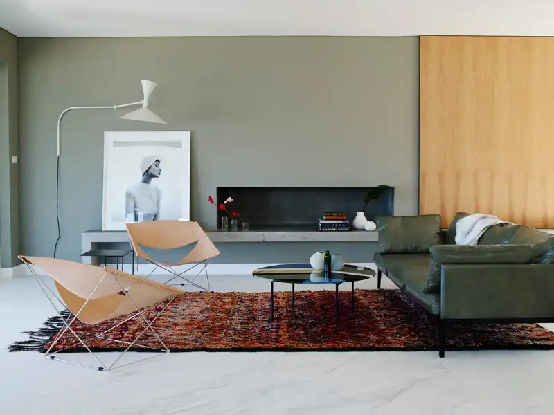 Amber road living room design