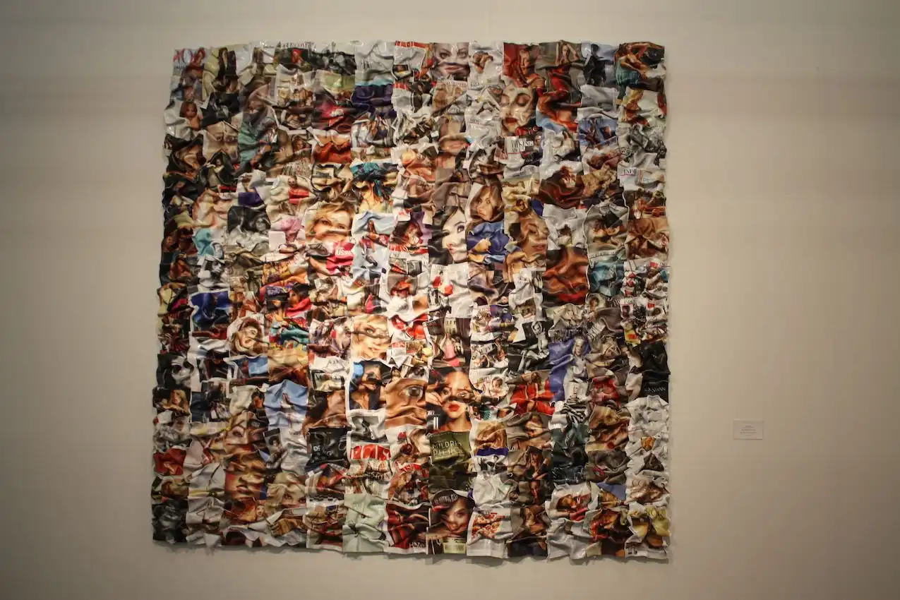 American artist Paul Rousso’s collage