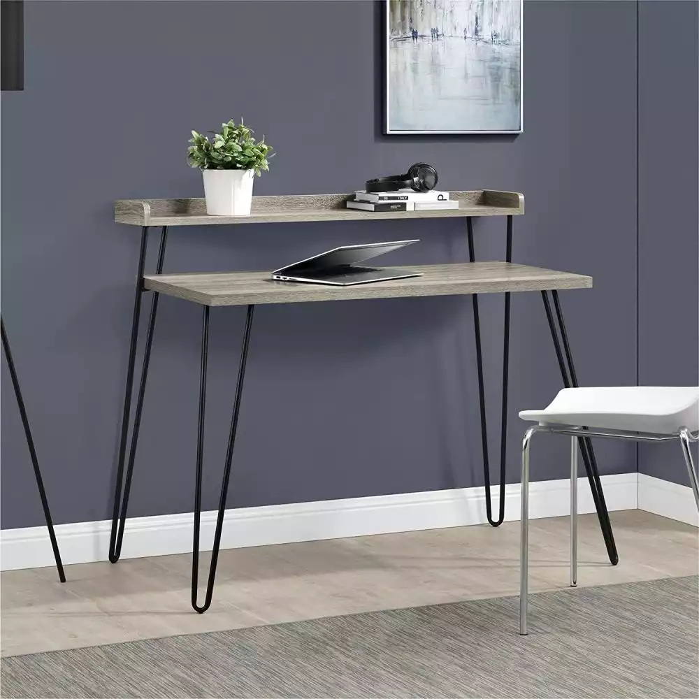 Ameriwood Home Haven Retro Desk with Riser
