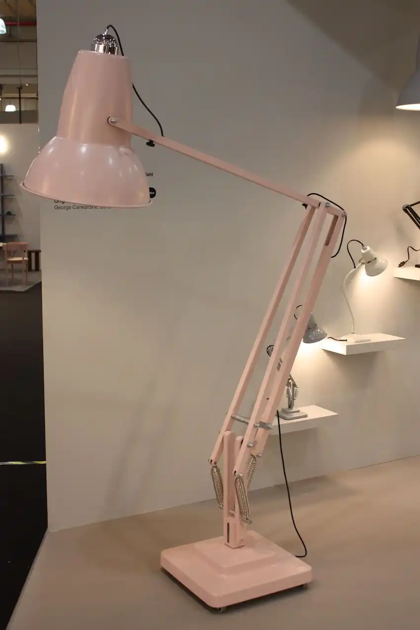 Angle Poise pastel color floor lighting