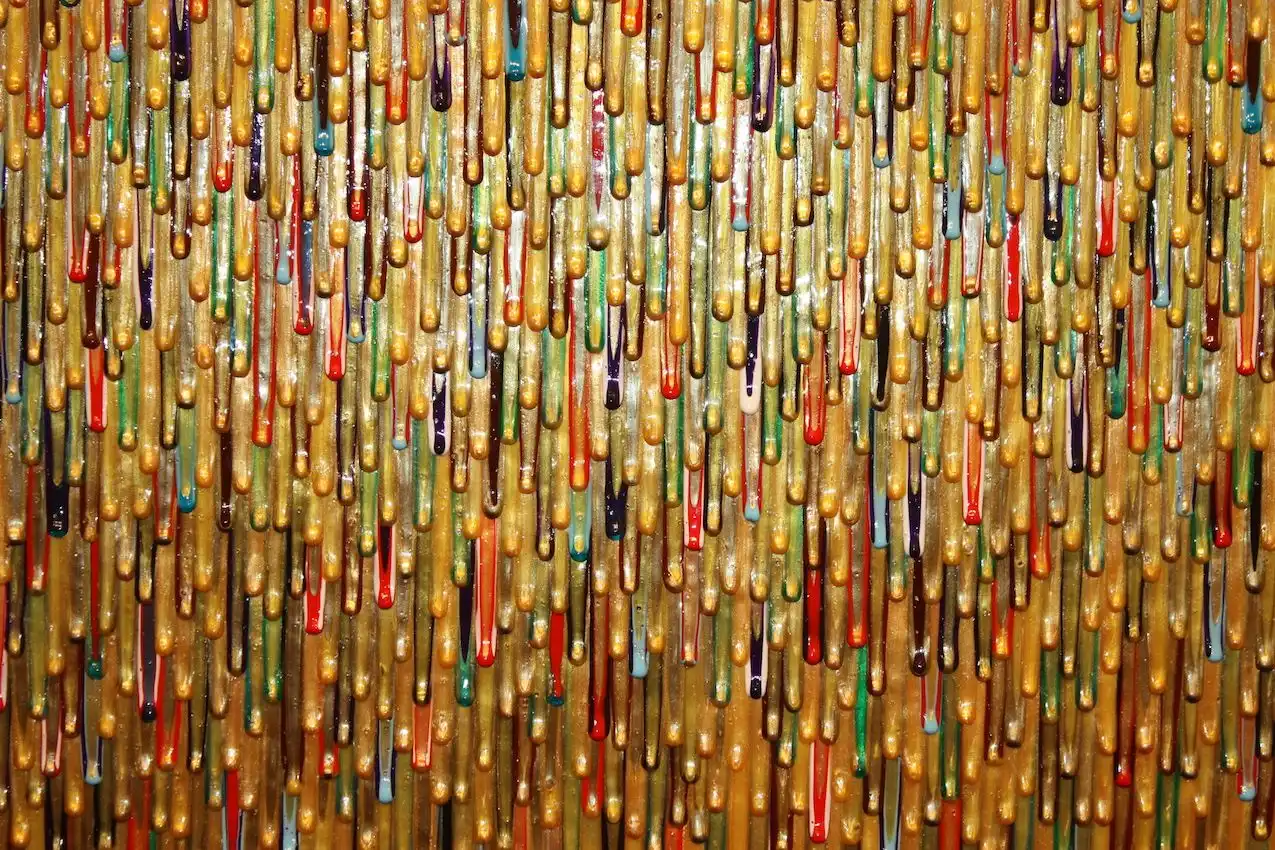 Depending upon the angle and lighting under which you view the piece, it takes on color, or appears more dominantly golden.
