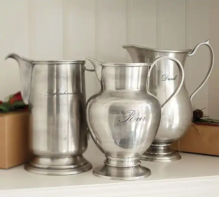 Antique silver pitcher