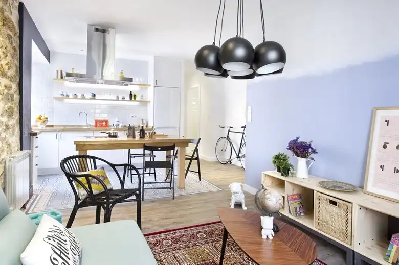 Apartment Cozy Through Eclecticism