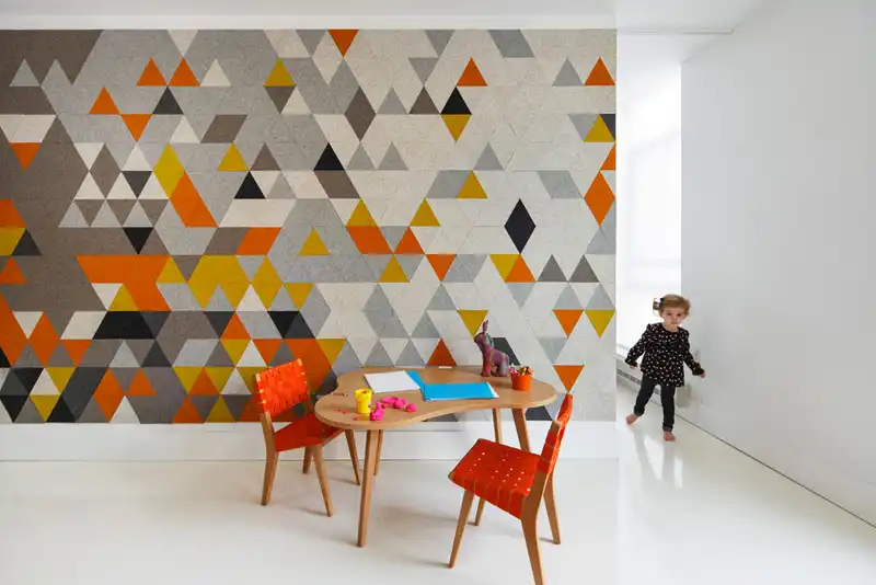 Apartment wall felt