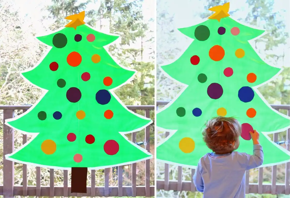 Apply a Christmas on the Window