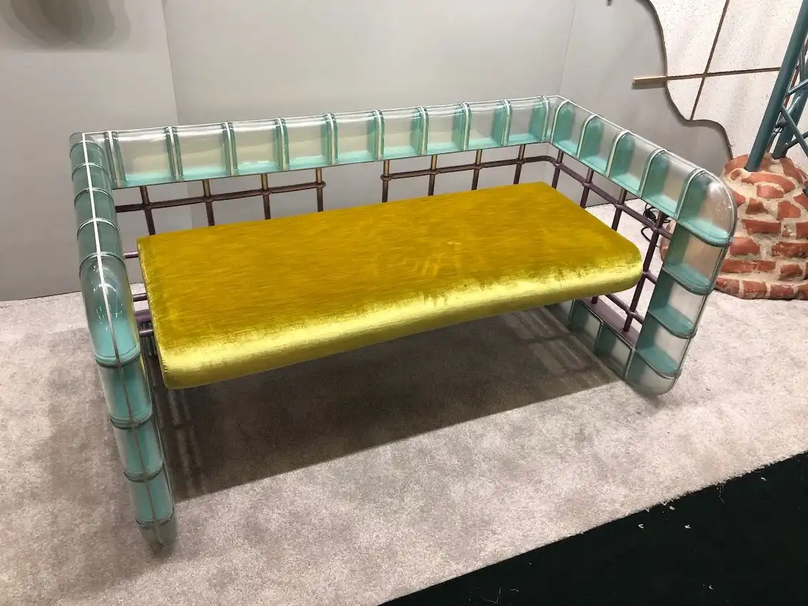 This sofa is made with truly unexpected materials.