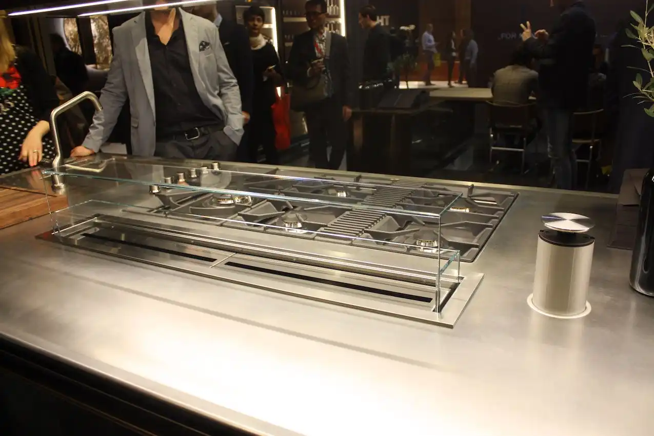 Arclinea stainless kitchen steel