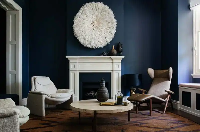 Arent Pyke Deep Blue living room
