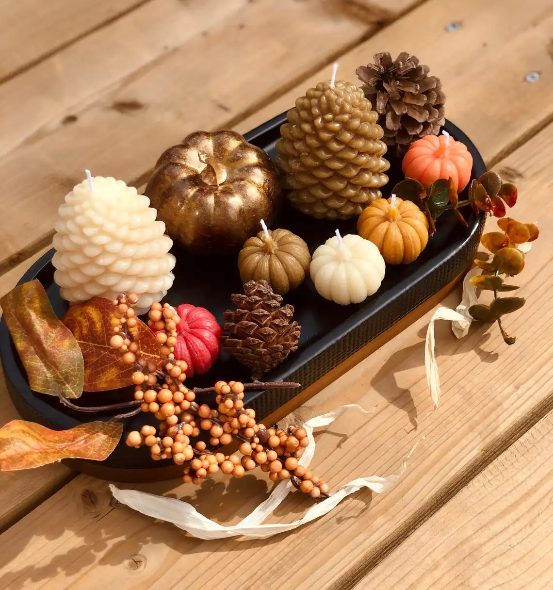 Autumn Shaped Candles