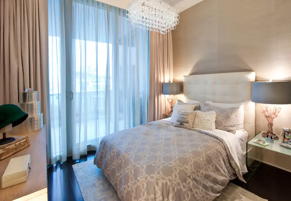 Azure Blue and Champagne