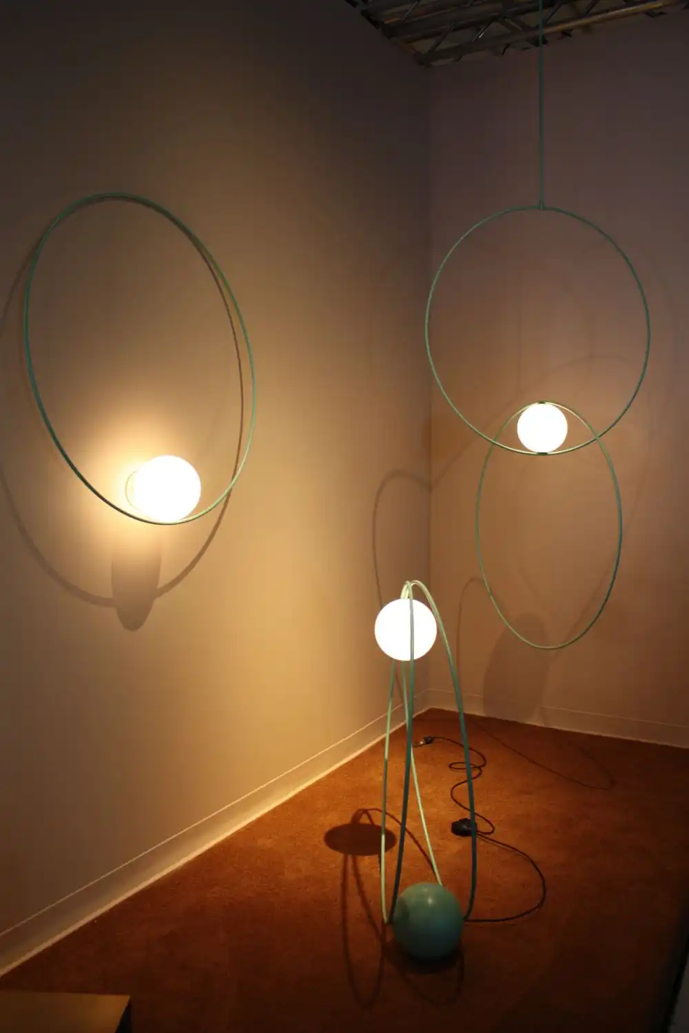 Background Greige Lights