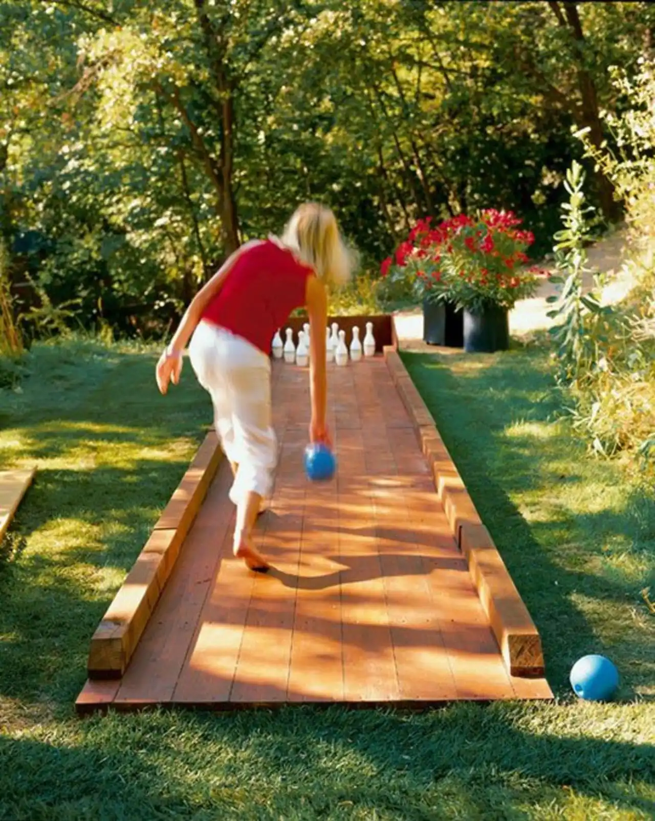 Backyard bowling lane