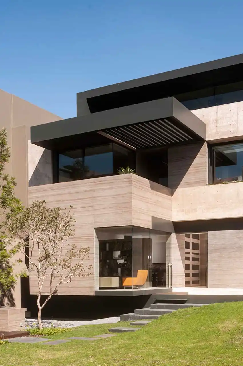 Balcony Residence Pergola Design ML House by Gantous Arquitectos