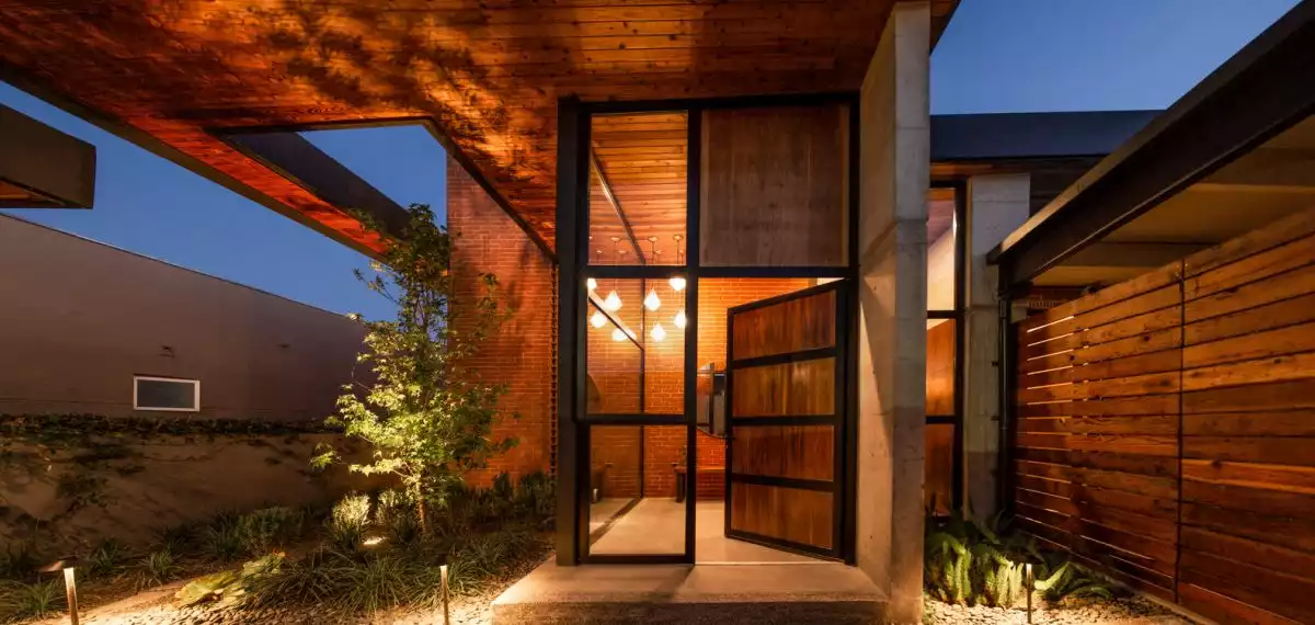 Barn style front door design