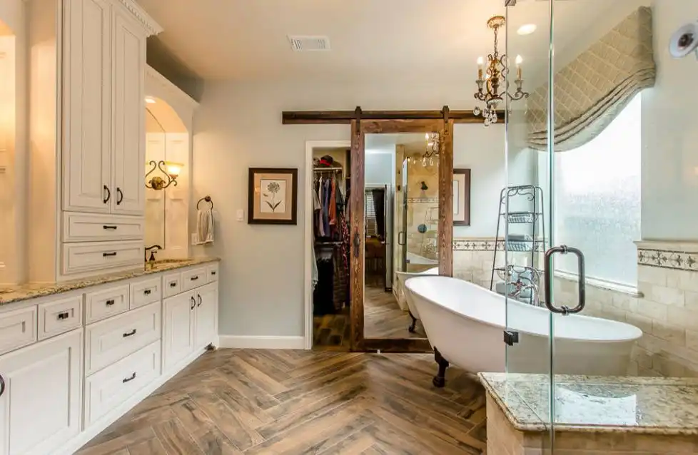 Barn wood style - over the door mirror