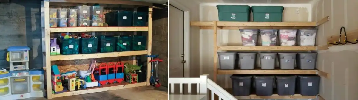 Basement Storage Shelves And Design Ideas Full Of Potential