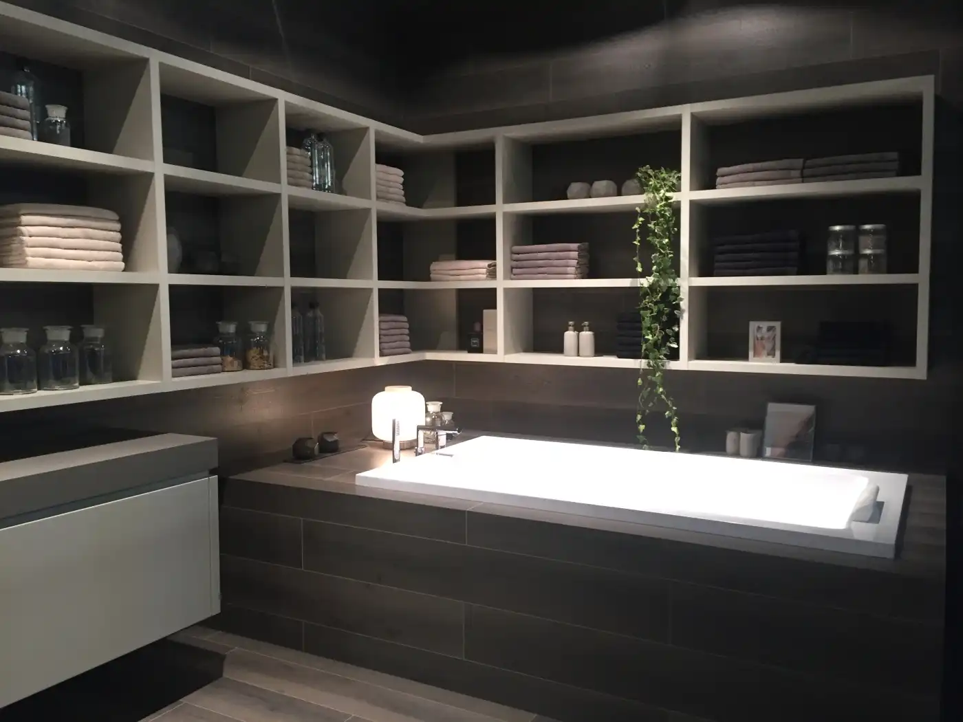 Bat liner tiles and shelves