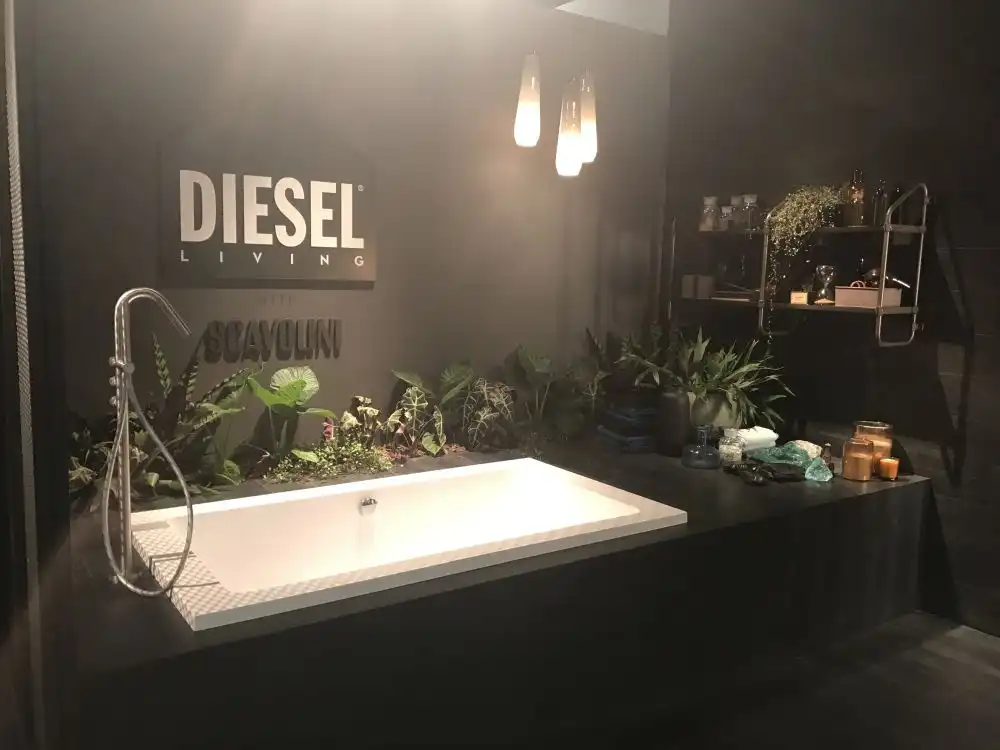 Bathtub from Diesel and Scavolini collaboration for IMM 2017