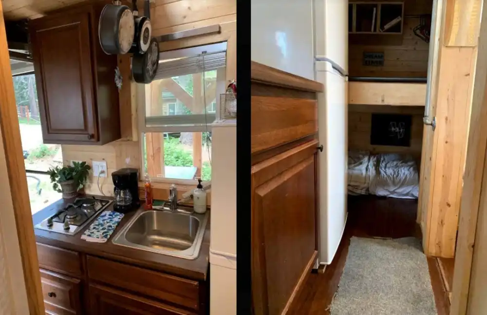 Beautiful Mt Laguna Tiny House kitchen