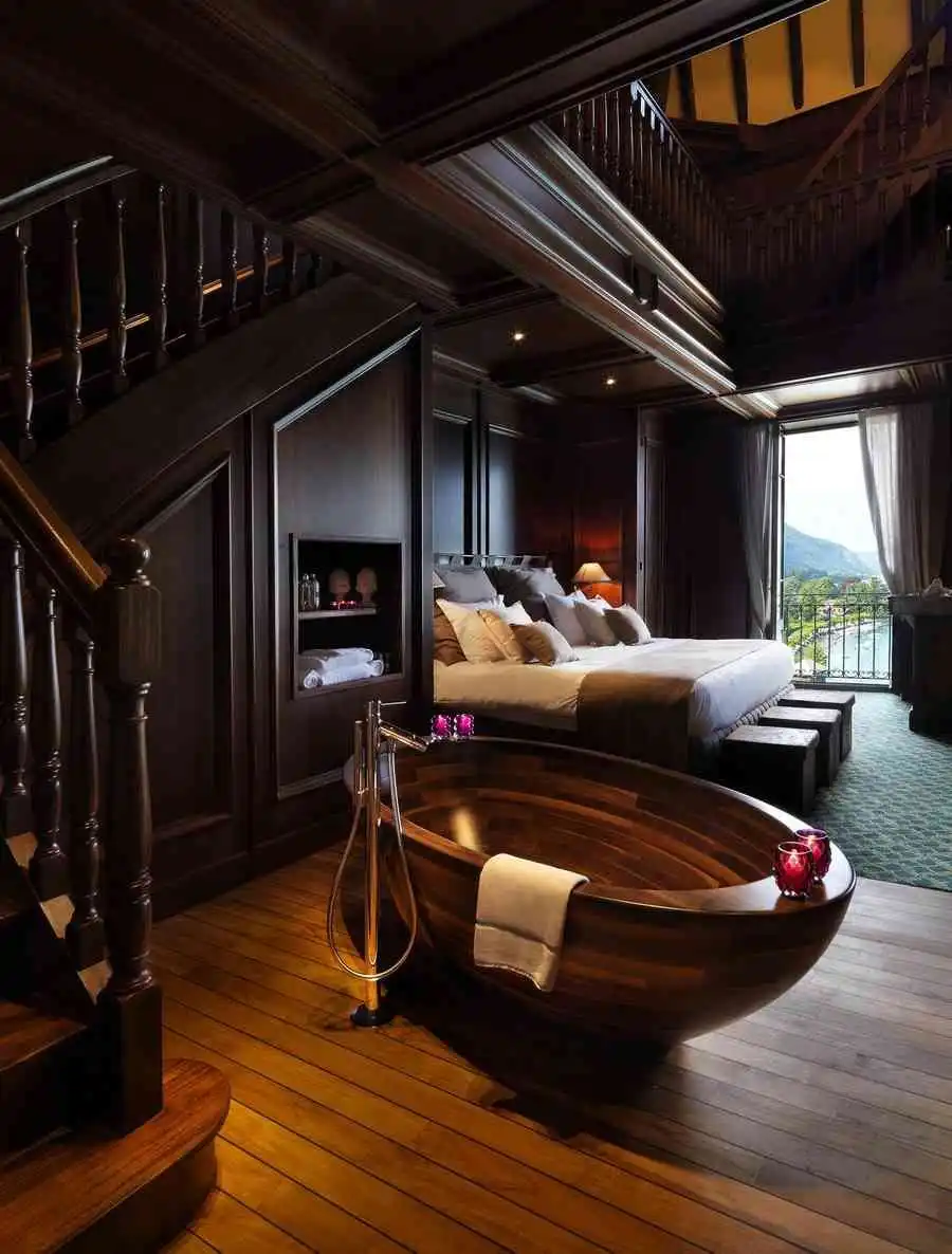 Unique Wood Design says that "Our impregnation method has been adopted from yacht hull building. Multilayer coating is fully waterproof while having an excellent mechanical and chemical resistance."