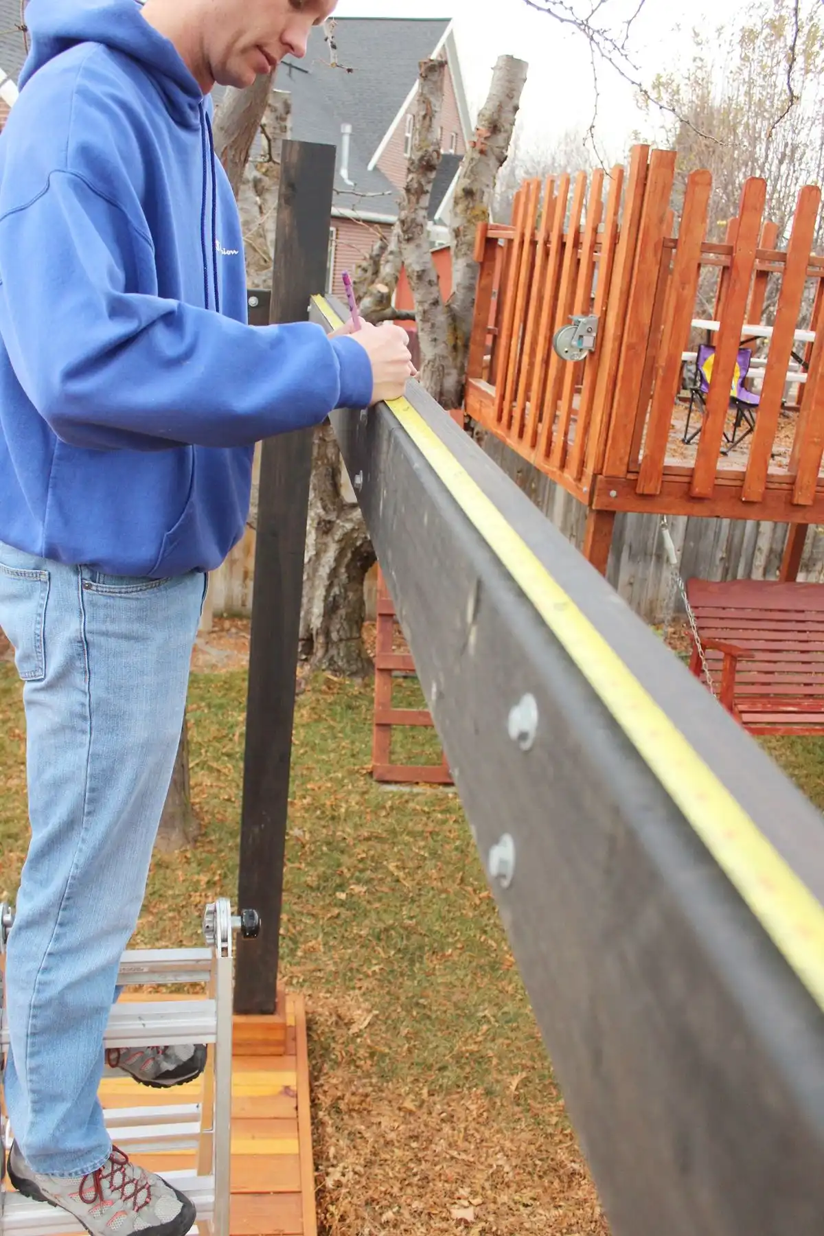 How to Install Modern Pergola Rafters Without Brackets - beginning