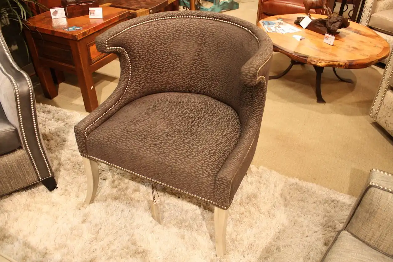Some homeowners prefer to use a real armchair for dining.