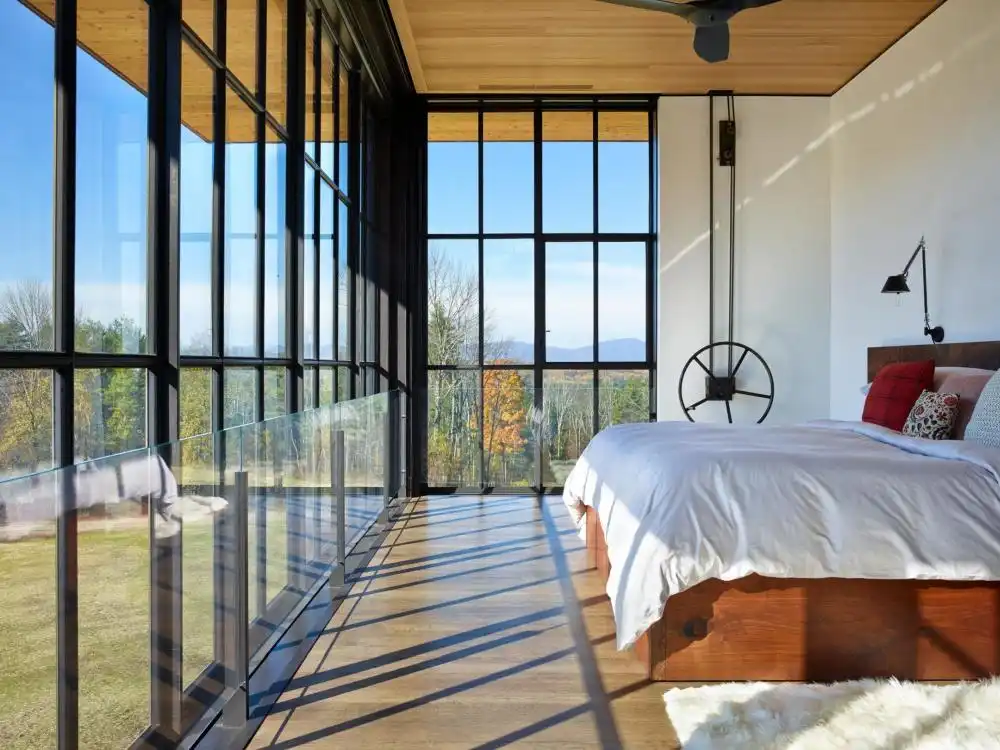Berkshire Residence by Olson Kundig Berkshires Mass United States bedroom