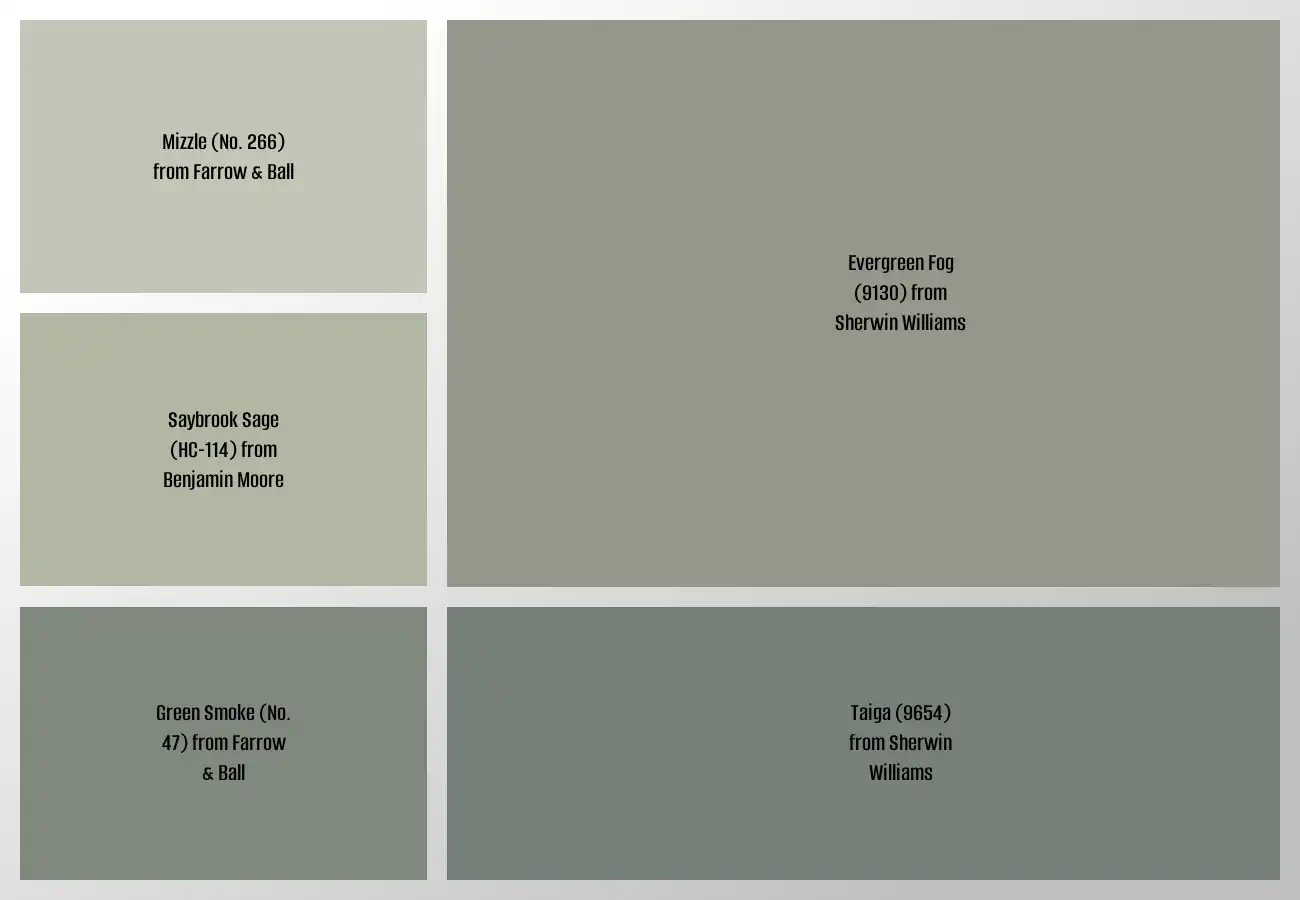 Best Sage Green Front Door Paint Colors