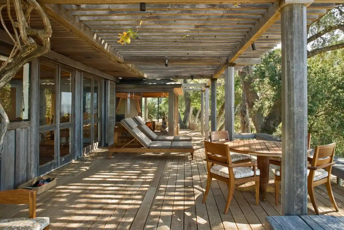 Big Sur Cabin California Pergola Deck
