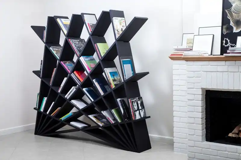 Black Maryam Pousti Bookcase of Studio Pousti